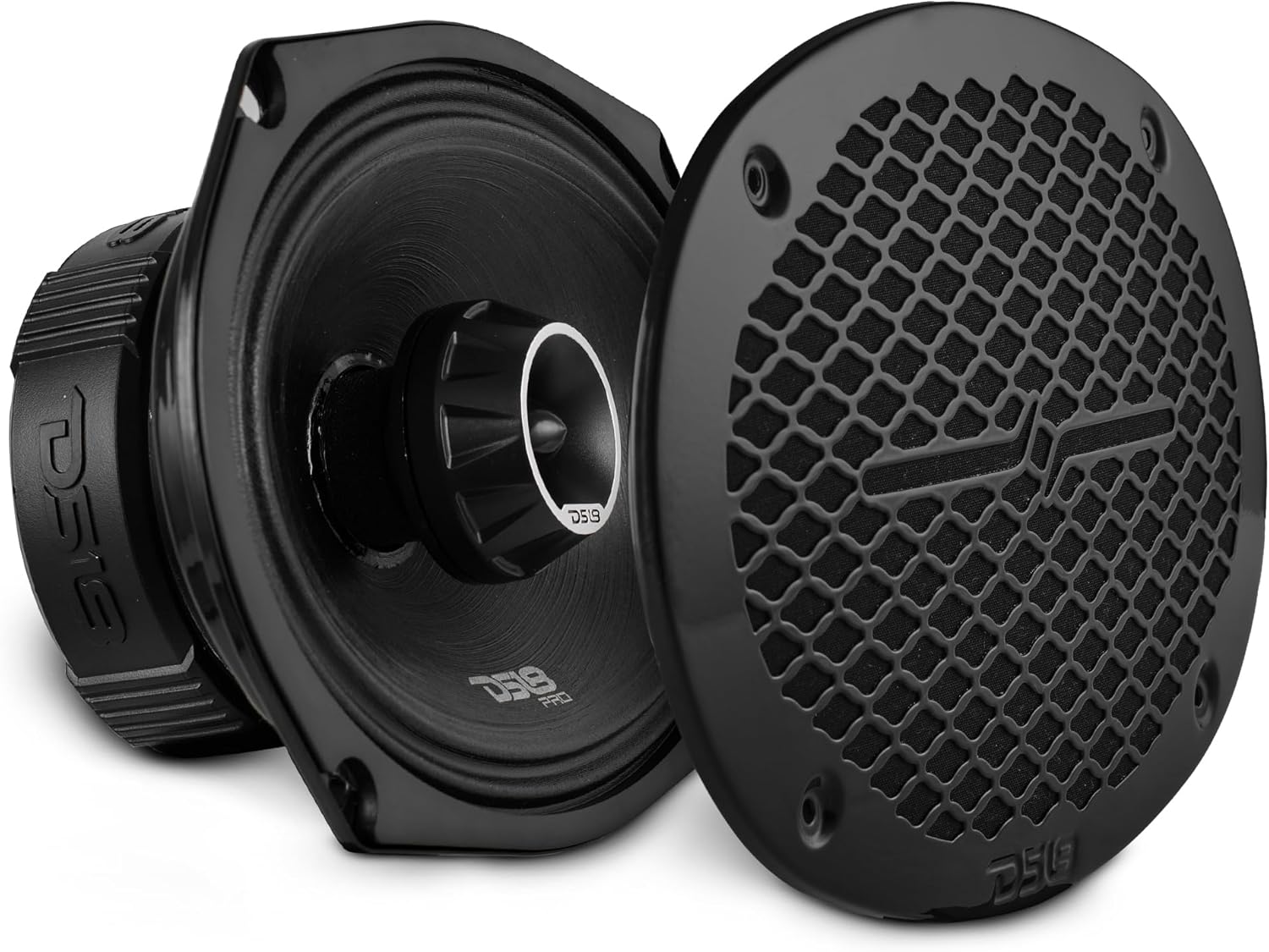 DS18 DS18 PRO-ZT Pro Audio Coaxial Midrange Speakers with Built-in