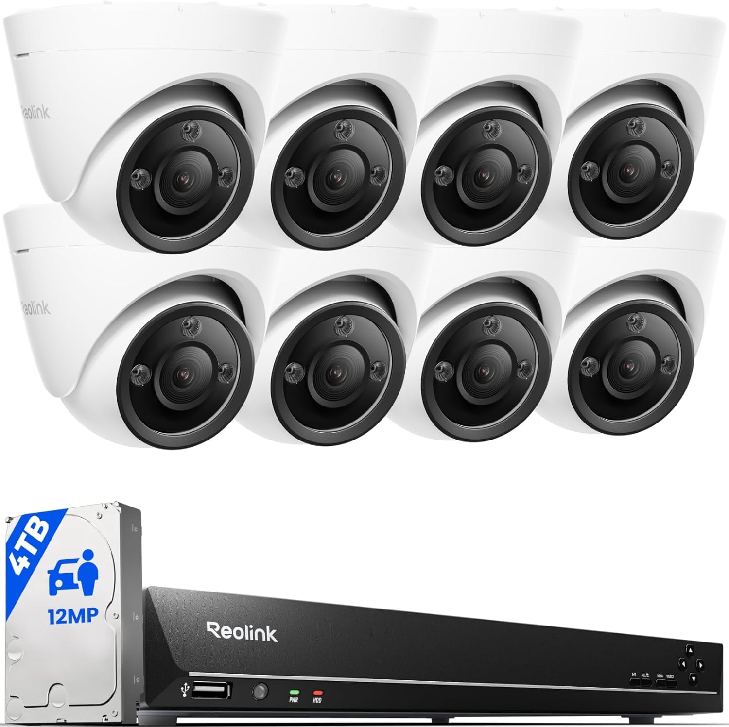 REOLINK REOLINK 12MP PoE Security Camera System