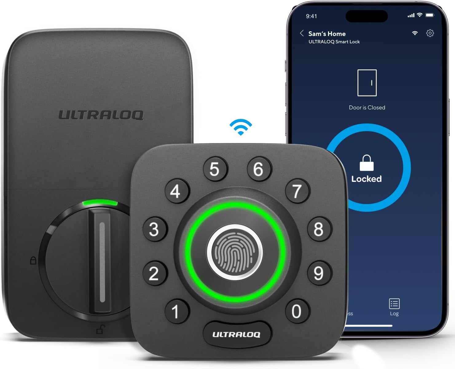 ULTRALOQ ULTRALOQ U-Bolt Pro WiFi Smart Lock with Door Sensor
