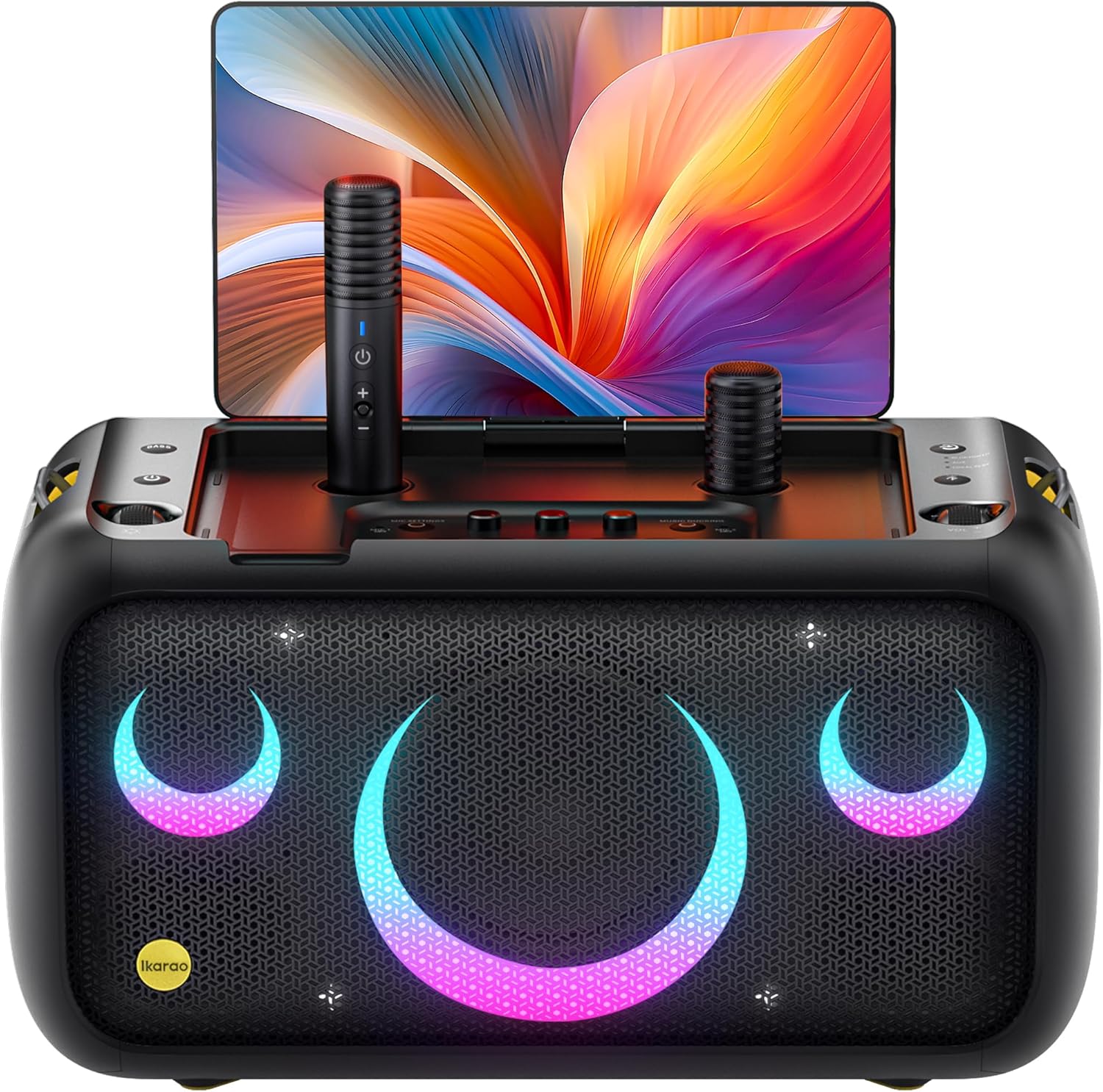 Ikarao Ikarao Karaoke Machine for Adults with Lyrics Display
