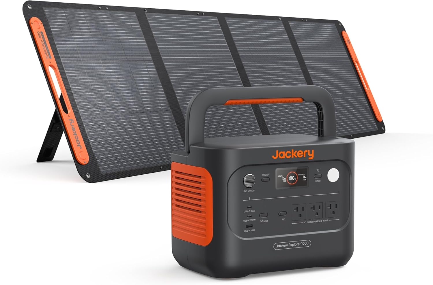Jackery Jackery Solar Generator 1000 v2 with 200W Solar Panel