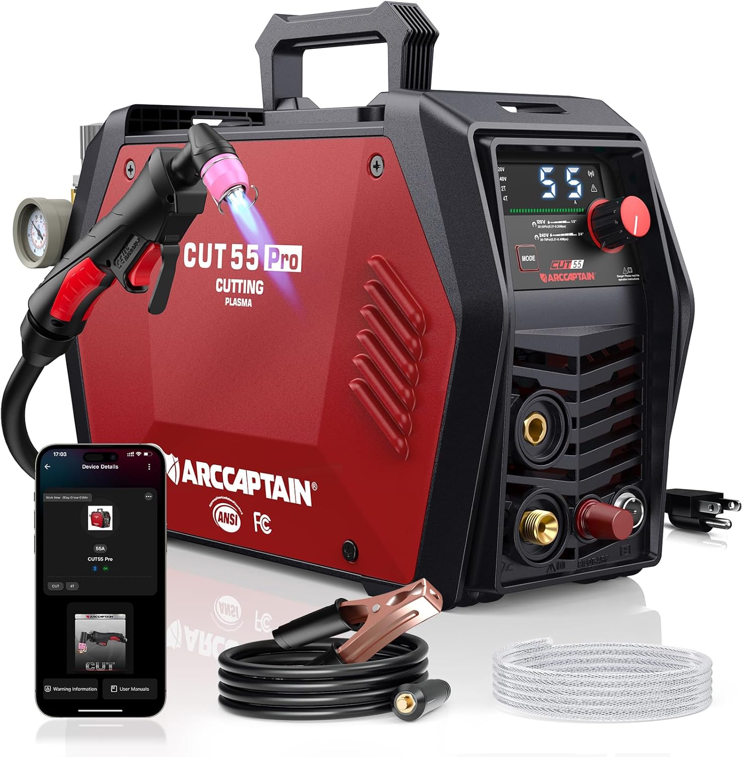 ARCCAPTAIN ARCCAPTAIN iControl CUT55 Pro Plasma Cutter