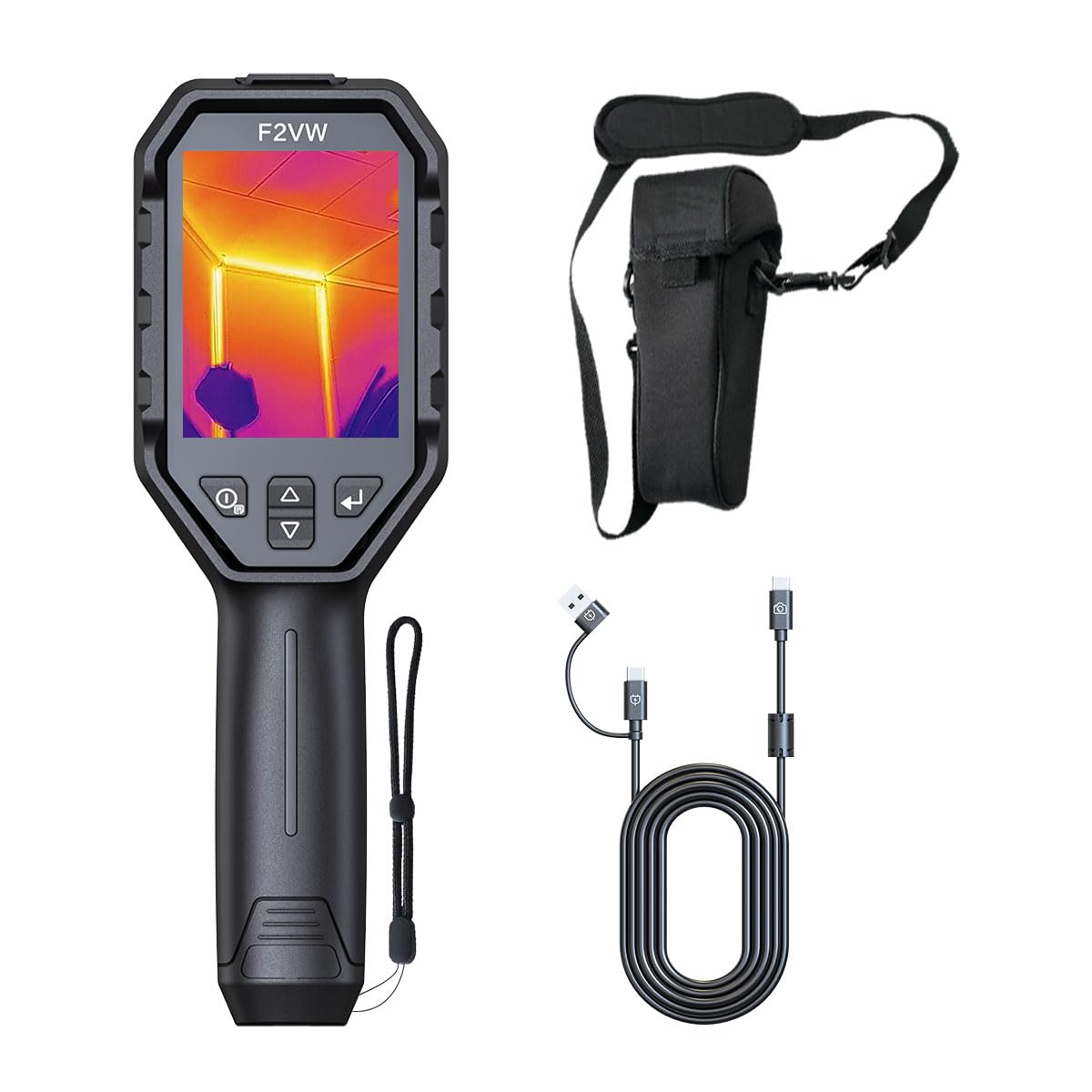 HSFTOOLS F2VW Thermal Camera 256x192 IR Resolution with 2MP Visual