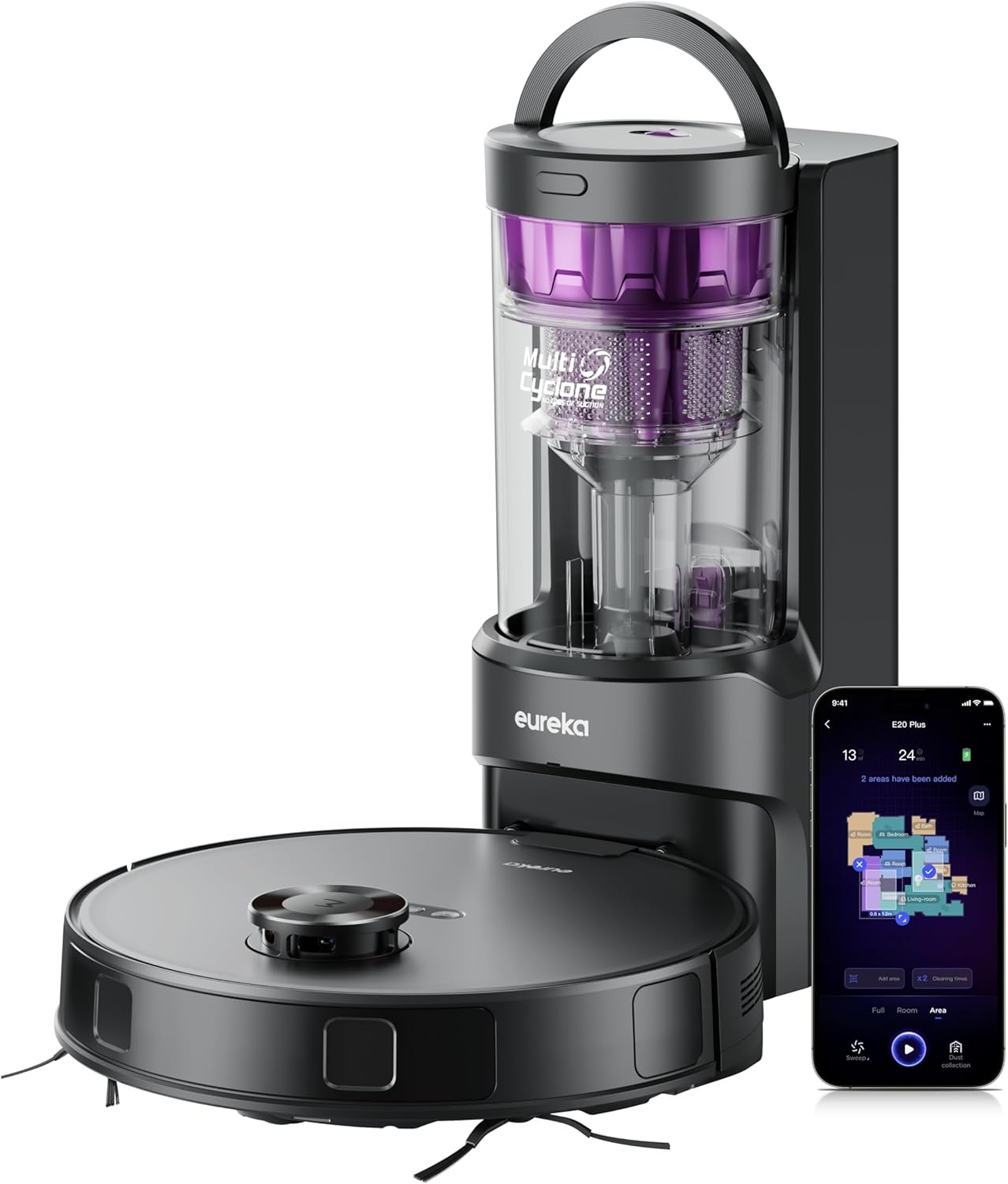 Eureka Eureka E20 Plus Robot Vacuum and Mop Combo
