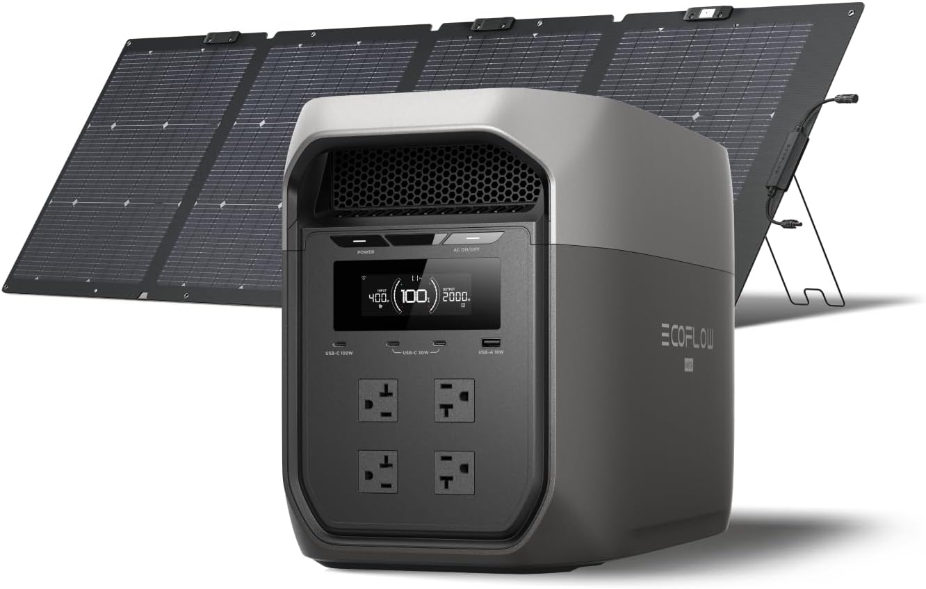 EF ECOFLOW EF ECOFLOW Portable Power Station DELTA 3 MAX with 220W Solar