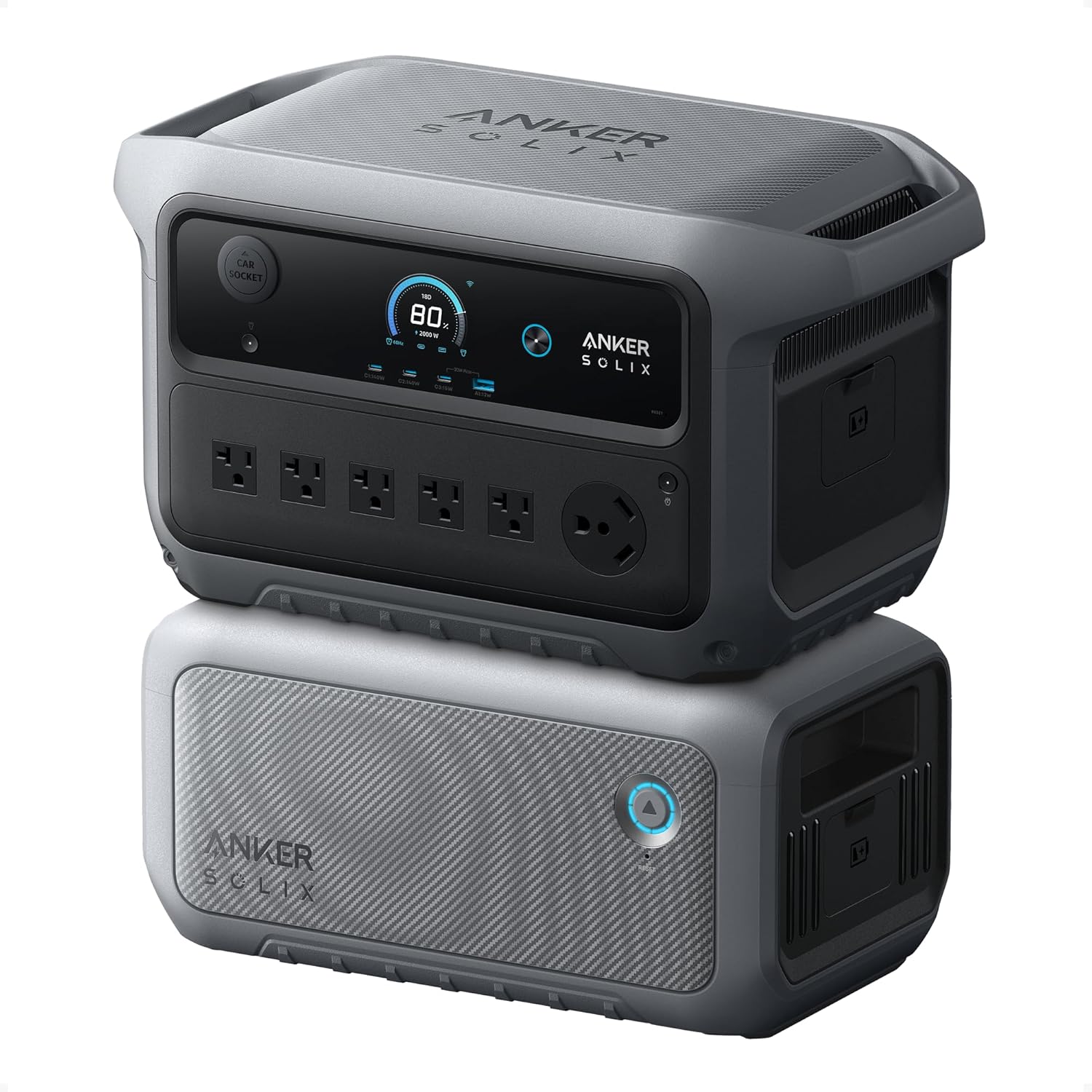 Anker Anker SOLIX C2000 Gen 2 Portable Power Station with Expansion