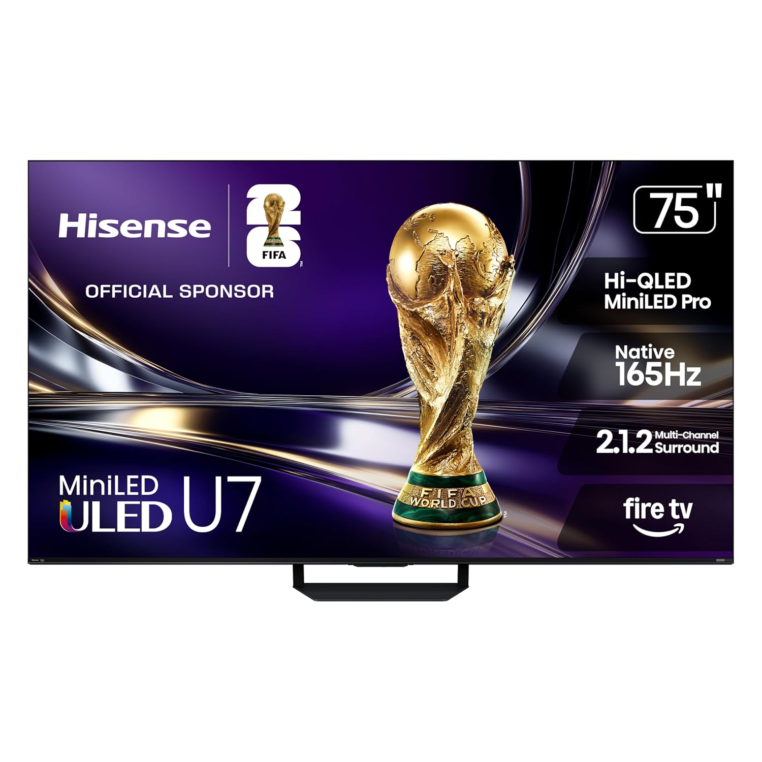 Hisense Hisense 75" U7 Mini-LED ULED 4K UHD Best Premium Gaming Smart