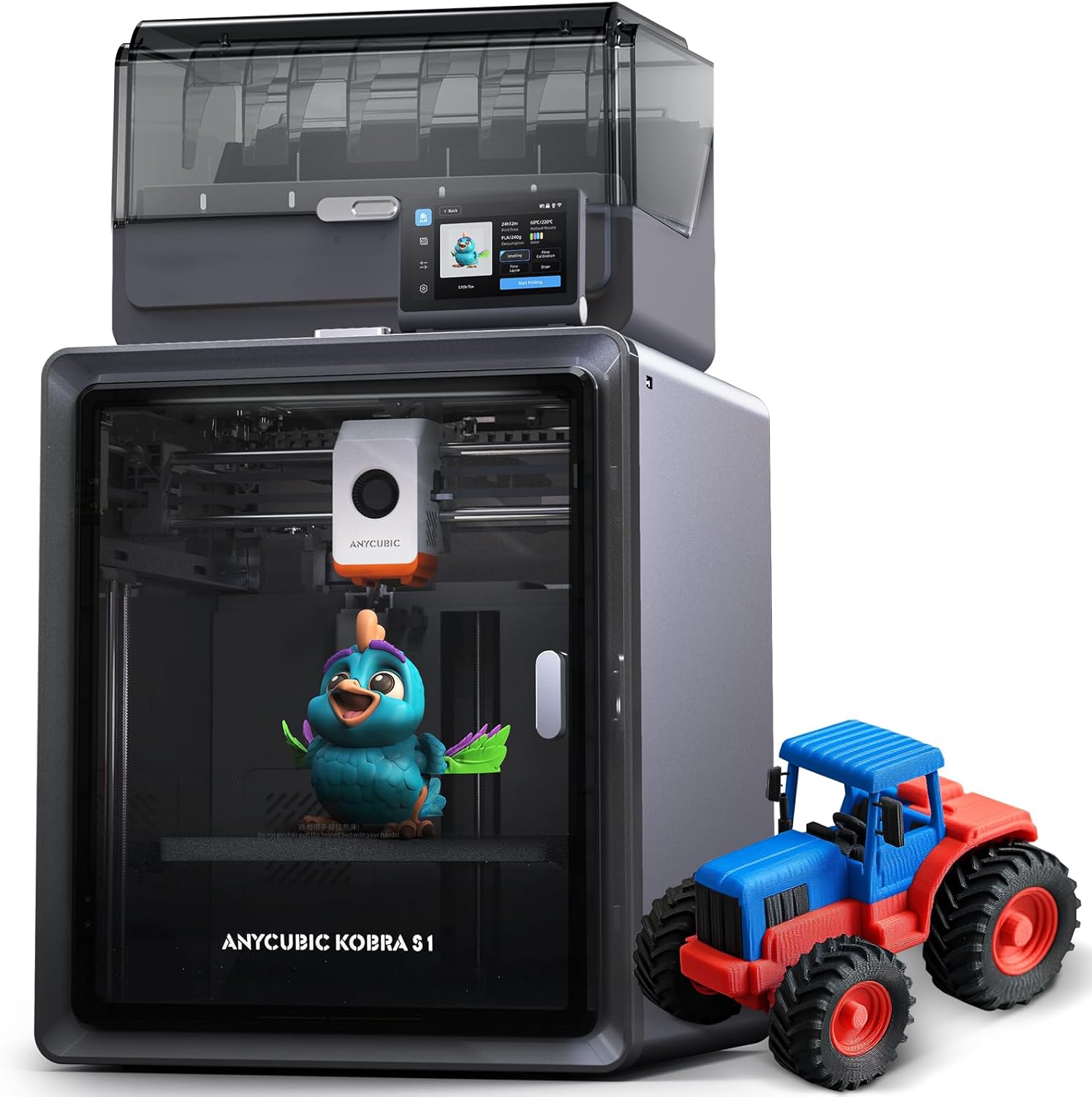 Anycubic Kobra S1C Multi-Color 3D Printer with Active Filament