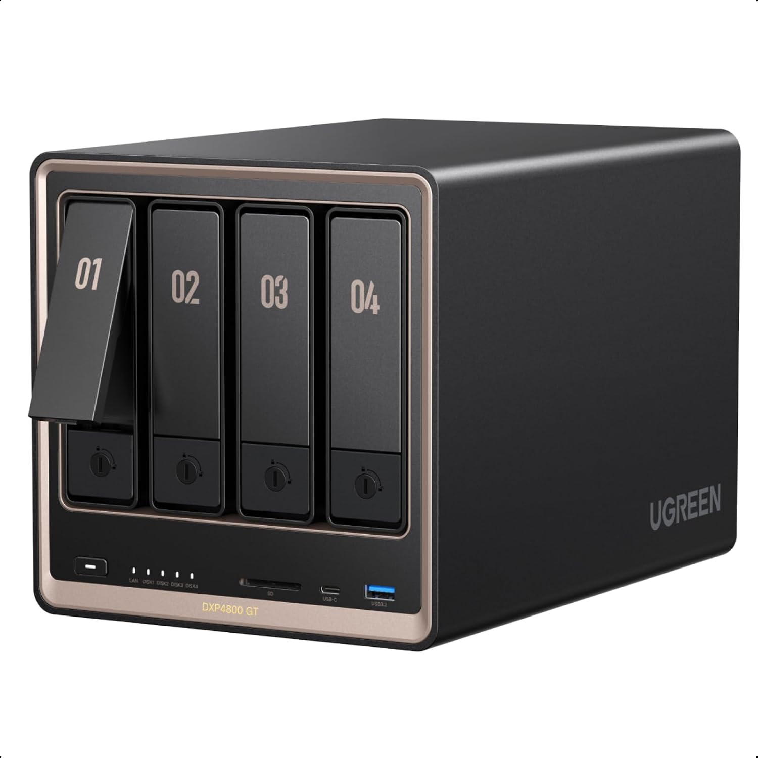 UGREEN UGREEN NAS DXP4800 GT 4-Bay Desktop Network Attached Storage